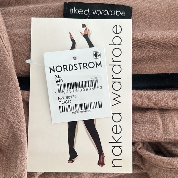 Nwt NAKED WARDROBE Deep-V Bodysuit - Picture 6 of 6